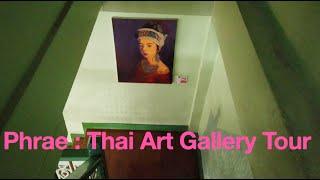 Local Thai Art Gallery in Phrae #thailand