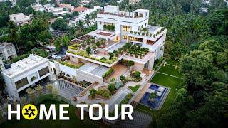 A Luxury House in Tamil Nadu has Gardens for Every Room House Tour.