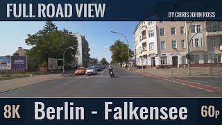 Berlin - Falkensee Germany - Autofahrt - Car Ride - 8K 4320p60p Ultra HD