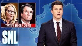 Weekend Update Brett Kavanaugh and Dr. Ford Testify - SNL