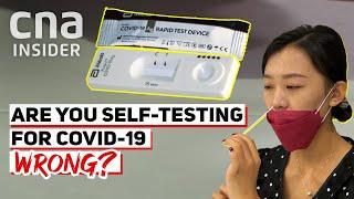How To Use A Self-swabbing Antigen Rapid Test Kit Correctly