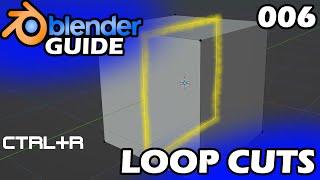 LOOP CUTS = FACE-LOOPS ZERSCHNEIDEN The Blender Guide Blender Tutorial Deutsch  German S1-E006