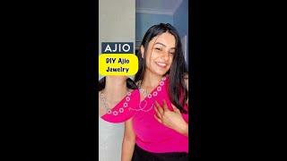 DIY Ajio Jewelry at home  #crafteraditi #youtubepartner #shorts #diy #diyjewelry @CrafterAditi