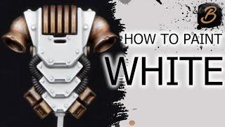 HOW TO PAINT WHITE A Step-By-Step Guide