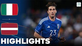 Italy vs Latvia  Highlights  U21 Euro Qualification 22-03-2024