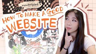 How to Make an Art Portfolio Website *cute + aesthetic*