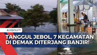 71 Ribu Warga Terdampak Tanggul Jebol 7 Kecamatan di Kabupaten Demak Jateng Diterjang Banjir