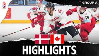 Highlights  Denmark vs. Canada  2024 #MensWorlds