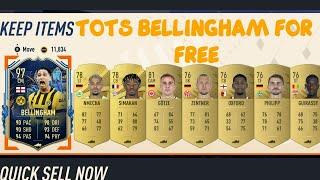 Got TOTS Jude Bellingham tradable from Eight Bundesliga Players Pack FIFA 23 Ultimate Team