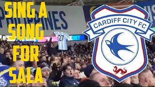 Sing a song for Sala - final minutes of Cardiff citys win Vs Bournemouth.