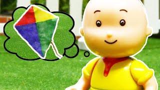 CAILLOUS KITE  Caillou STOP MOTION VIDEOS  Cartoons for kids  Funny Cartoons for Children