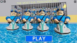 A LOT OF WATER BARRY Obby Prison Run FULL GAME #Roblox