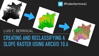 Creating and Reclassifying a Slope Raster using ArcGIS 10 6