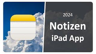 Apple Notizen auf dem iPad im Unterrricht 2024