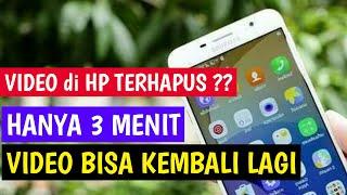 Cara Mengembalikan VIDEO YANG TERHAPUS di HP dengan cepat lewat HP