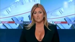 Sexy News Anchor In Poland