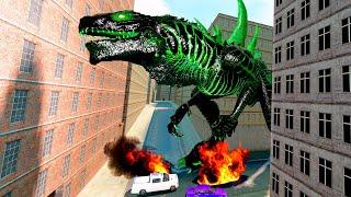 Godzilla in the big city survival in Garrys Mod