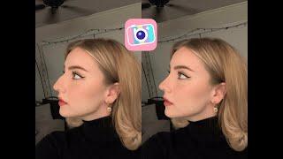 How to make small nose with app - Uygulama ile burun küçültme BeautyPlus