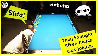 Efren Reyes is The Master Of Creativity. No Doubt