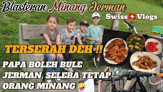 SwissVlogs PAPA SIH BULE JERMAN TAPI SELERA SEJATI ORANG MINANG  AYAM BALADO + SAYUR BAYAM 