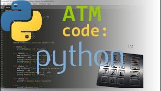 ATM code in Python