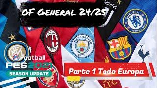 OPTION FILE GENERAL 2425 PARTE 1 #pes2021 #pc #ps4 #ps5 #gratis