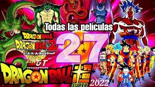 Dragon ball 2023 Todas las películas de Gokú con sus  Ovas y Capítulos Especiales. 