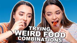 WEIRD Food Combinations People LOVE - Merrell Twins