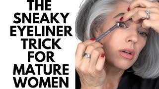 THE SNEAKY EYELINER TRICK FOR MATURE WOMEN  Nikol Johnson