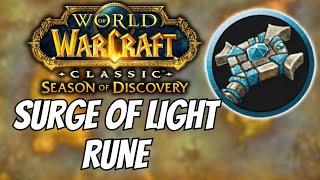 Surge of Light Rune for Priests  Phase 3 Season of Discovery