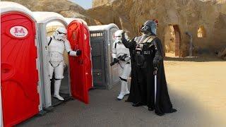 Toilet STAR WARS PRANK   Stormtroopers attack 