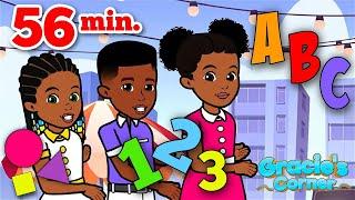 Phonics Counting Colors + More Kids Learning Songs & Nursery Rhymes  Gracie’s Corner Compilation