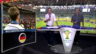 Germany - Argentina world cup final Post game interviews German