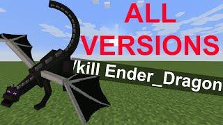 How To Kill The Minecraft Ender Dragon Using Commands  Java Bedrock PE