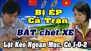 Cờ tướng Bị dồn ép Cả trận bất ngờ Ngô Lan Hương tung đòn Bắt Xe Hiểm Độc hạ gục ĐS Trung Quốc