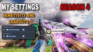 My Sensitivity Settings And Loadouts  In Codm Season 5