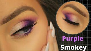 EASY PURPLE SMOKEY EYE FOR BEGINNERS  EIMEAR MCELHERON