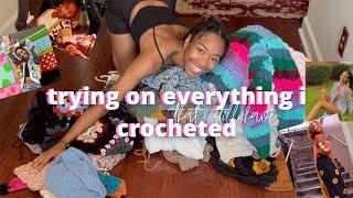 everything ive crocheted that i still have  my crochet collection  crochet clothing #crochet