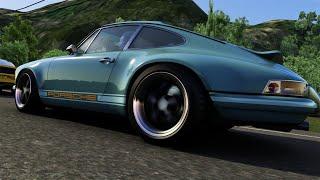 Porsche 911 by Singer againts Ford Mustangs  Assetto Corsa