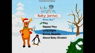 Baby Einstein baby Santa’s music box dvd menu