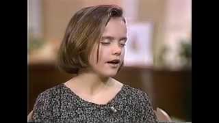 Christina Ricci interview 1991. 11 years old.