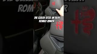 Hammer geile Sitze im Alfa Romeo Junior Elektroauto #automobile #elektroauto #cartok