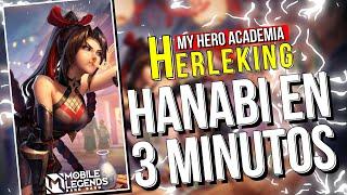 HANABI EN 3 MINUTOS Como usar a Hanabi Hanabi Guía tutorial - MOBILE LEGENDS ESPAÑOL