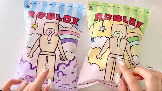 Paper diy 로블록스 코디 블라인드백 4 Roblox sanrio outfit blind bag 4 Boy Girl  종이놀이 asmr tutorial 🫧