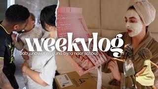 WEEKVLOG #609  Babyshower & Yuna gaat bijna naar school  Manon Tilstra