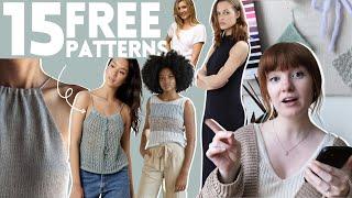 15 *FREE* Knitting Patterns for Summer  Project Inspiration for a Handmade Summer Wardrobe