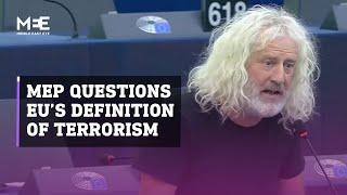 MEP Mick Wallace asks EU parliament if it considers Israel’s treatment of Palestinians terrorism