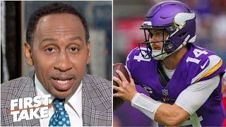 FIRST TAKE  Vikings are a real threat in NFC right now - Stephen A. on Sam Darnold win over 49ers