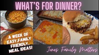 *3 GROUND TURKEY RECIPES* WHAT’S FOR DINNER? A week of simple family friendly & cheap meal ideas