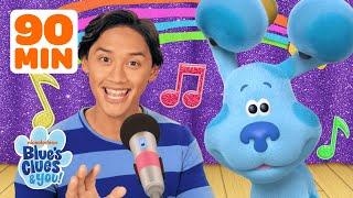 90 MINUTES of Blues Best Sing-Alongs   Dance Party Marathon  Blues Clues & You